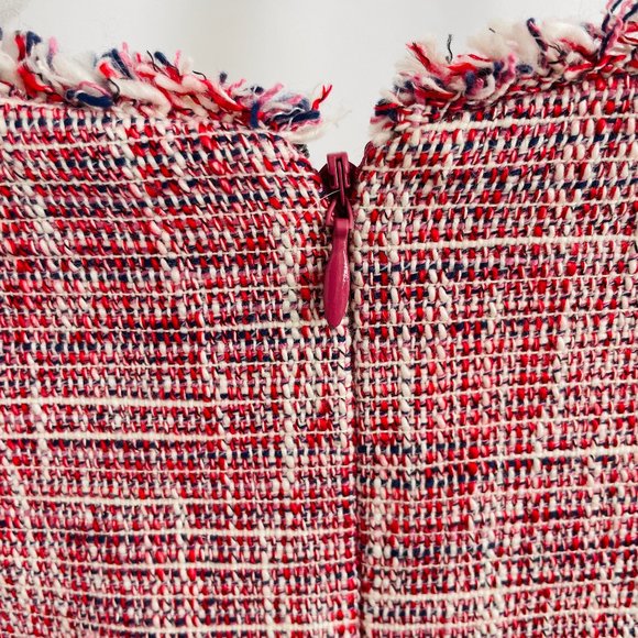 Banana Republic Pink Tweed Midi Dress - Picture 10 of 11